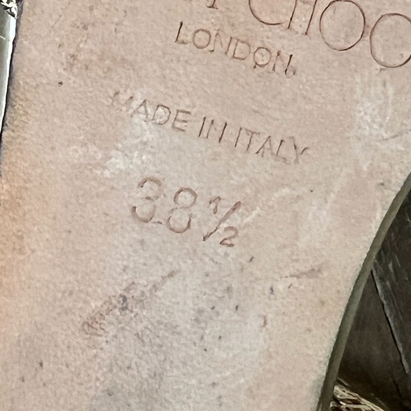 Jimmy Choo Kayden gold/silver glitter heels - Picture 8 of 10